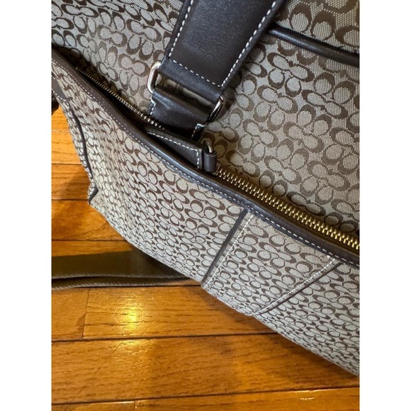 Coach Mini Signature Hudson Computer Laptop Business Briefcase Bag #70058 (pu160 - Picture 7 of 11